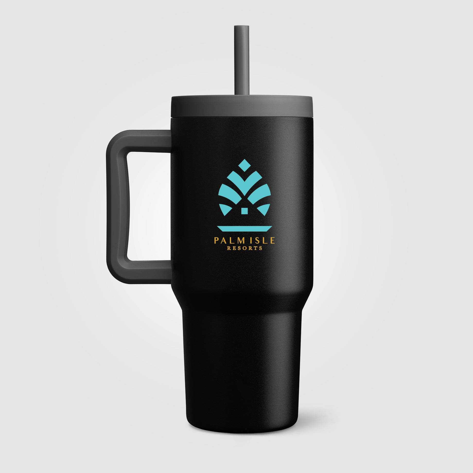 Grosche Aspen Stainless Steel Triple-Wall Insulated Straw Mug - 32oz -ColorJet-2