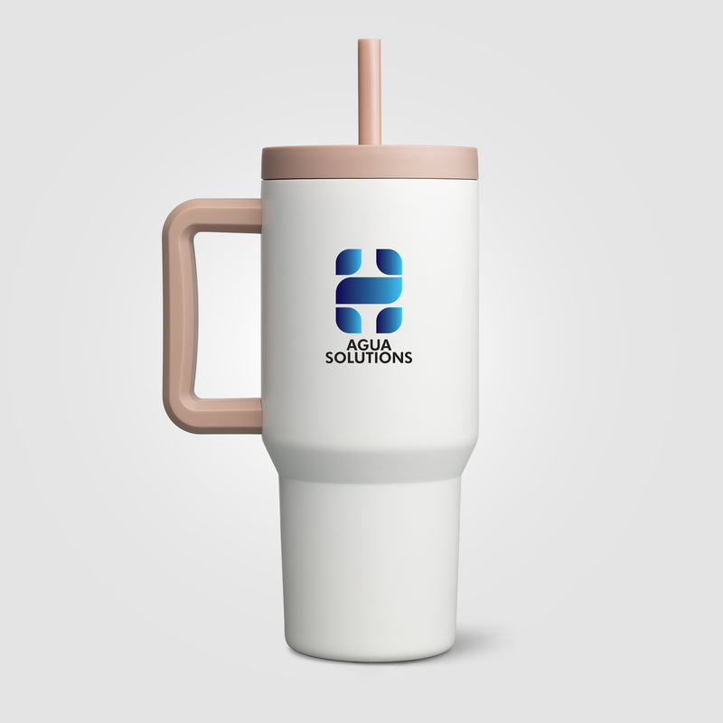 Grosche Aspen Stainless Steel Triple-Wall Insulated Straw Mug - 32oz -ColorJet-zoom-