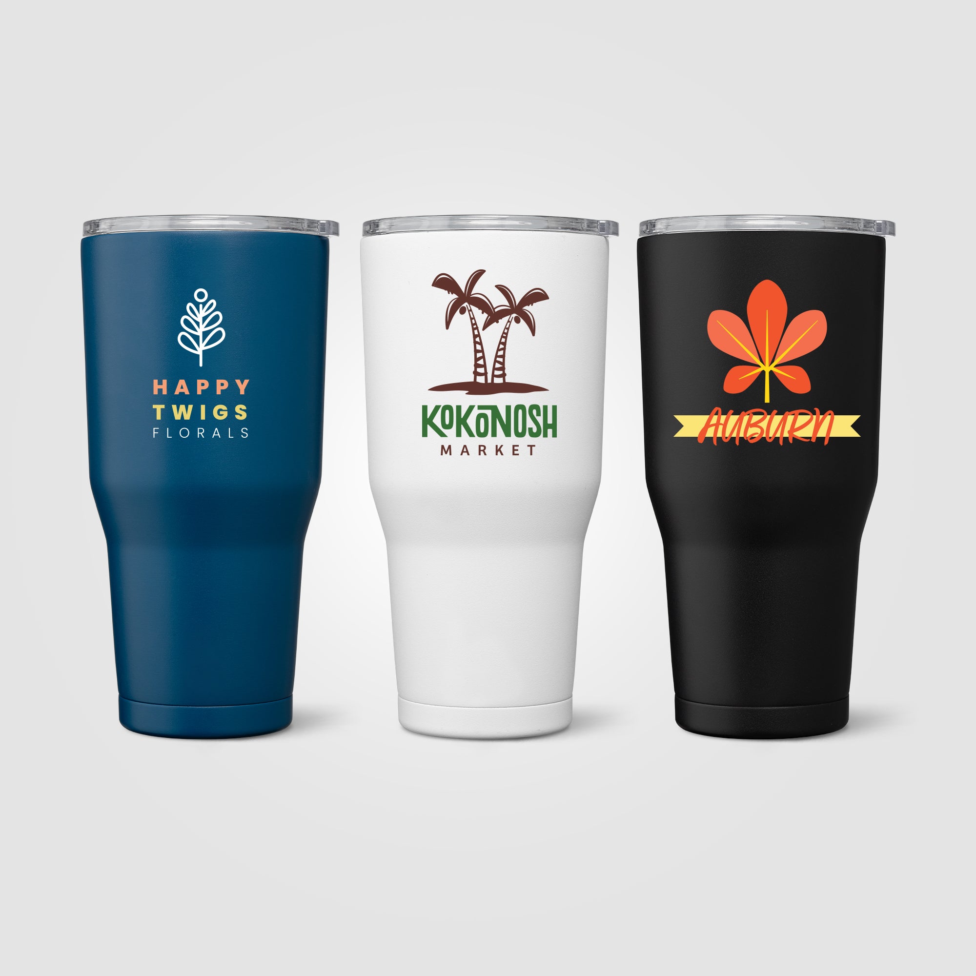Image of the Grosche Yukon Stainless Steel Slider Lid Tumbler - 30oz -ColorJet promotional product, SKU WJV-C.