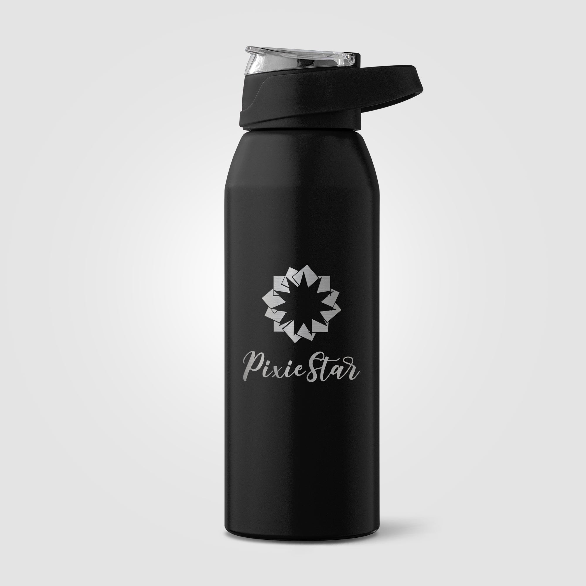 Lyse Recycled Stainless Steel Sport Bottle - 24 oz. - Laser-zoom-2