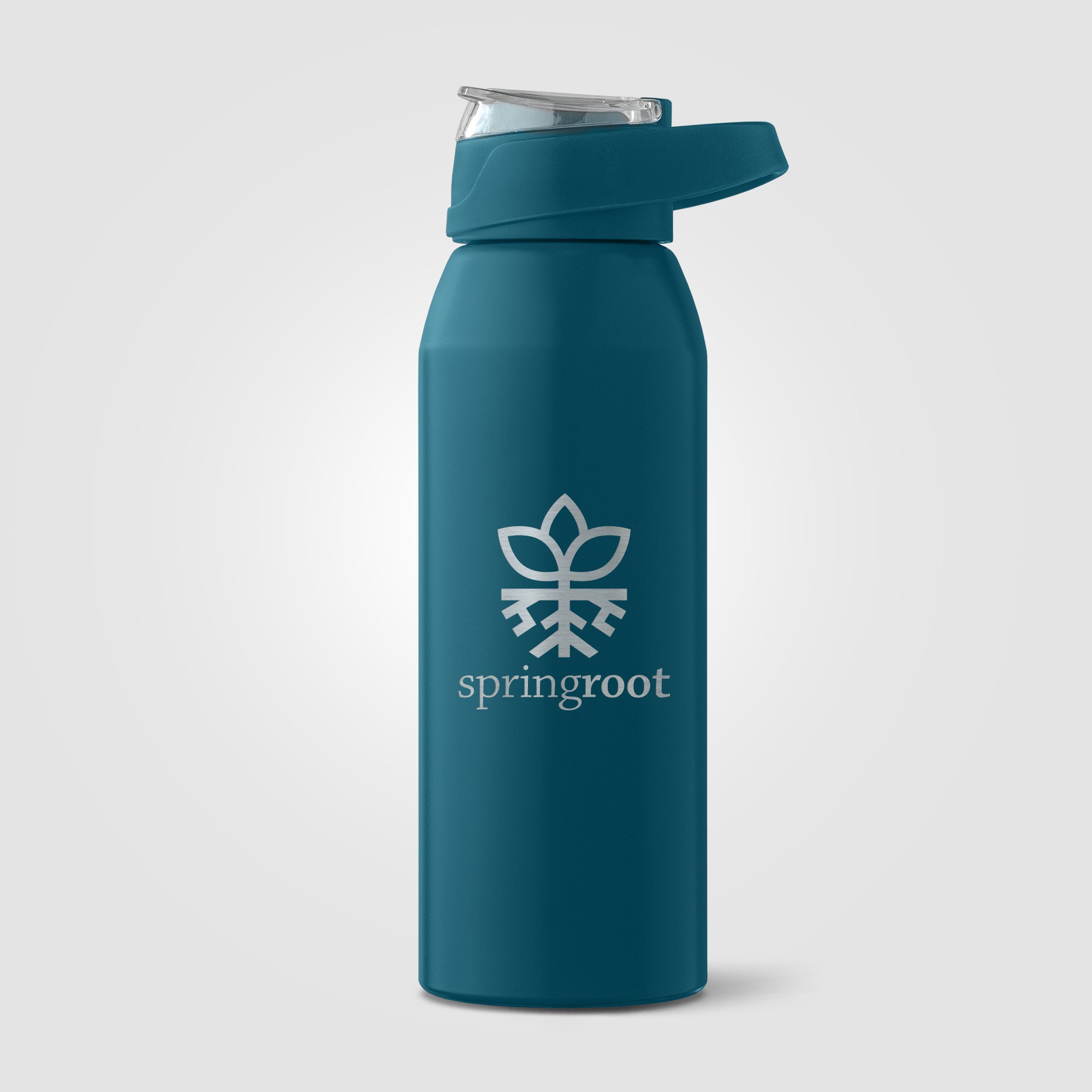 Lyse Recycled Stainless Steel Sport Bottle - 24 oz. - Laser-zoom-3