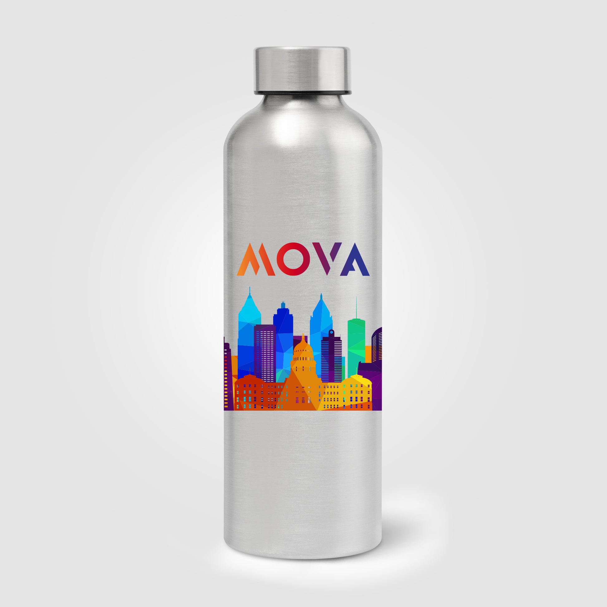 Image of the Astrid Recycled Aluminum Cooper Bottle - 24 oz. - ColorJet promotional product, SKU WFX-C.