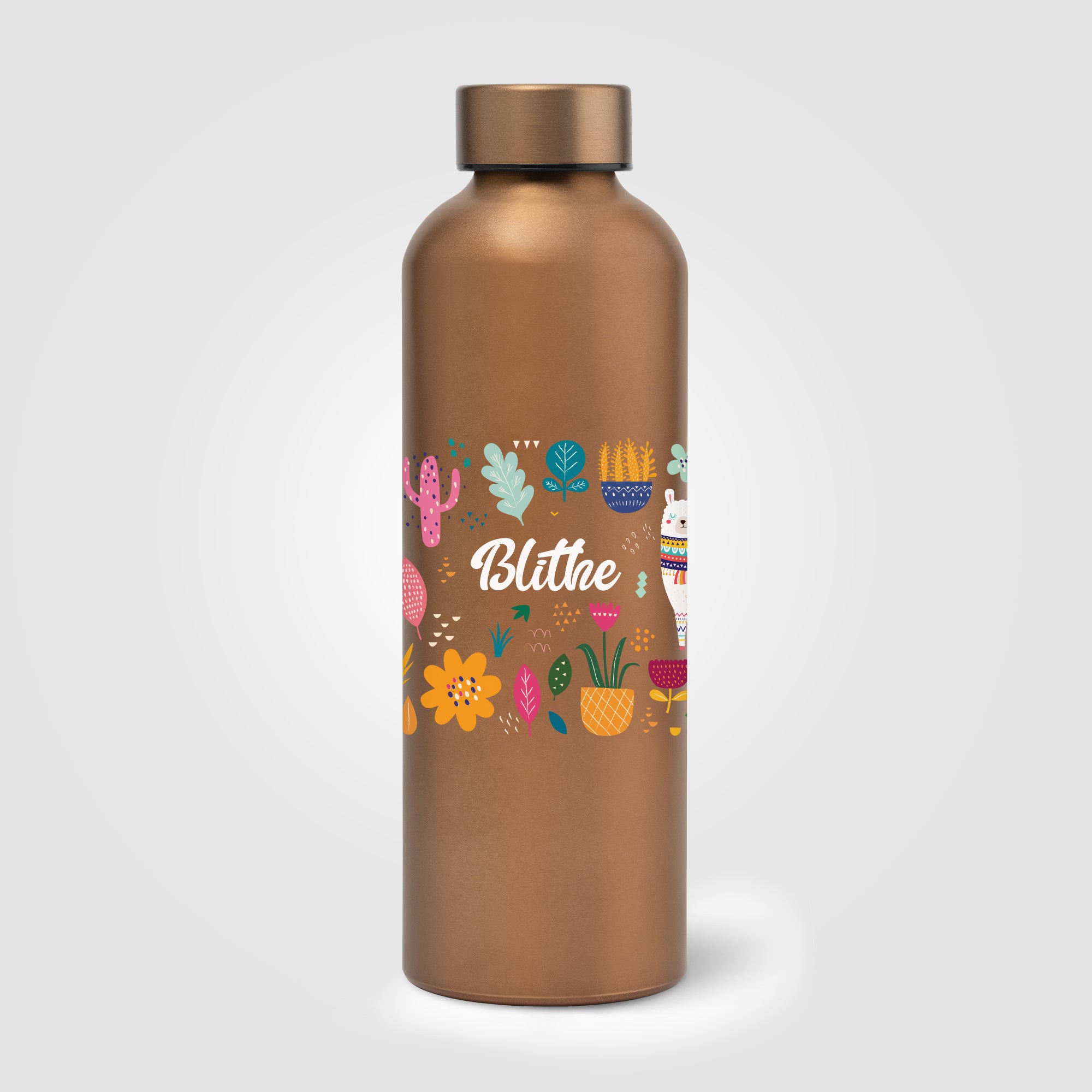 Astrid Recycled Stainless Steel Metallic Bottle - 24 oz. - ColorJet