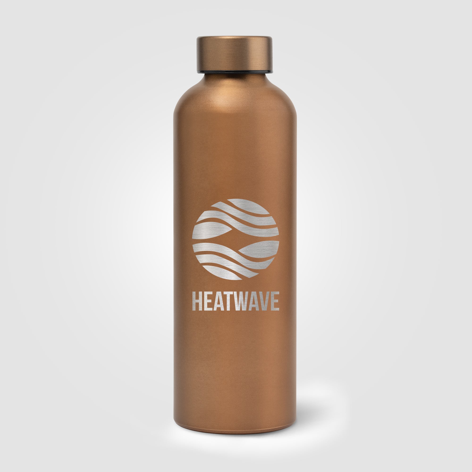 Astrid Recycled Stainless Steel Metallic Bottle - 24 oz. - Laser Engraved