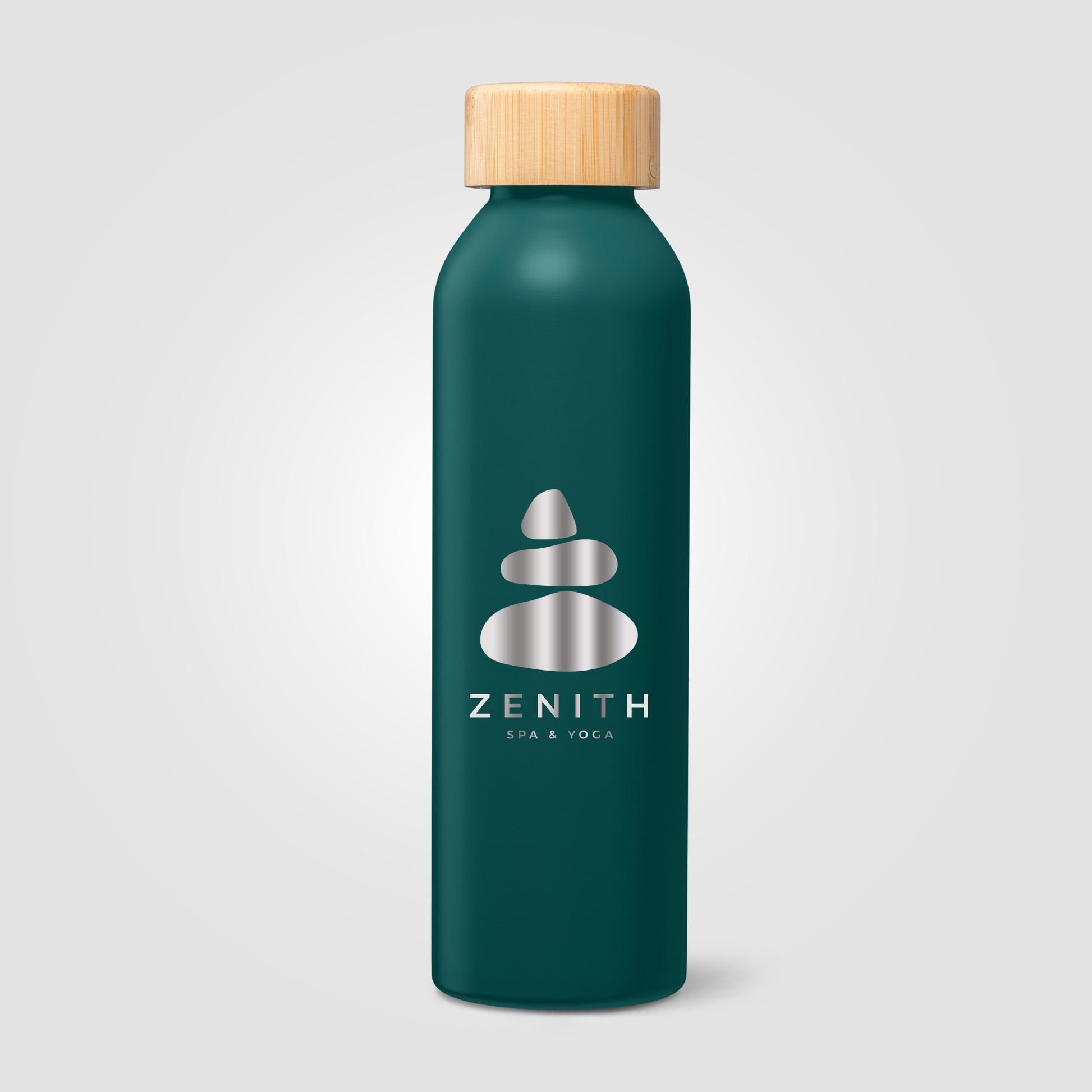 Eden Recycled Stainless Steel Bamboo Lid Water Bottle - 20 oz. - Laser Engraved-4