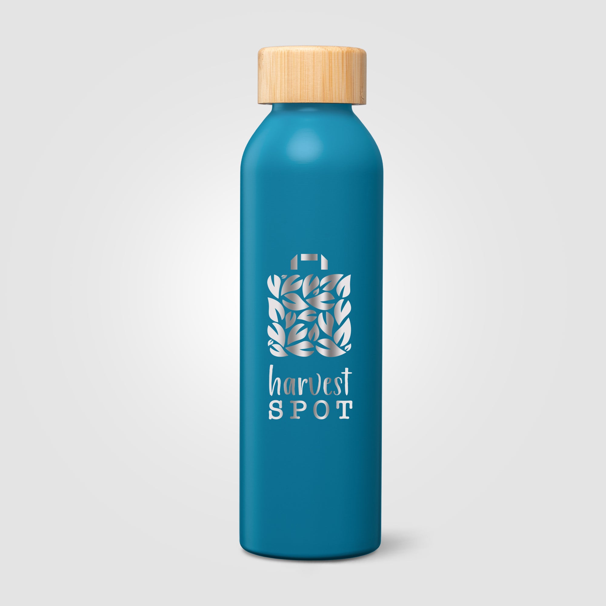 Eden Recycled Stainless Steel Bamboo Lid Water Bottle - 20 oz. - Laser Engraved-zoom-6