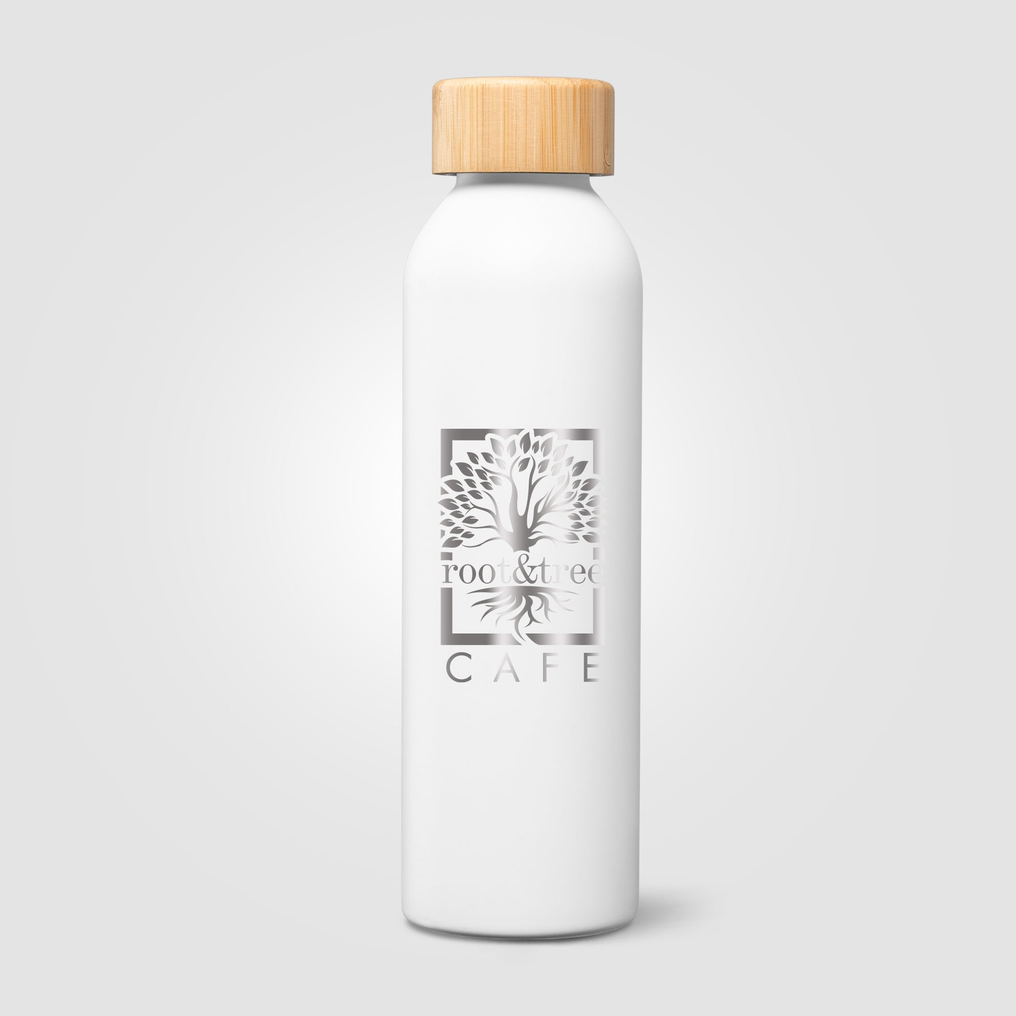 Eden Recycled Stainless Steel Bamboo Lid Water Bottle - 20 oz. - Laser Engraved-zoom-7
