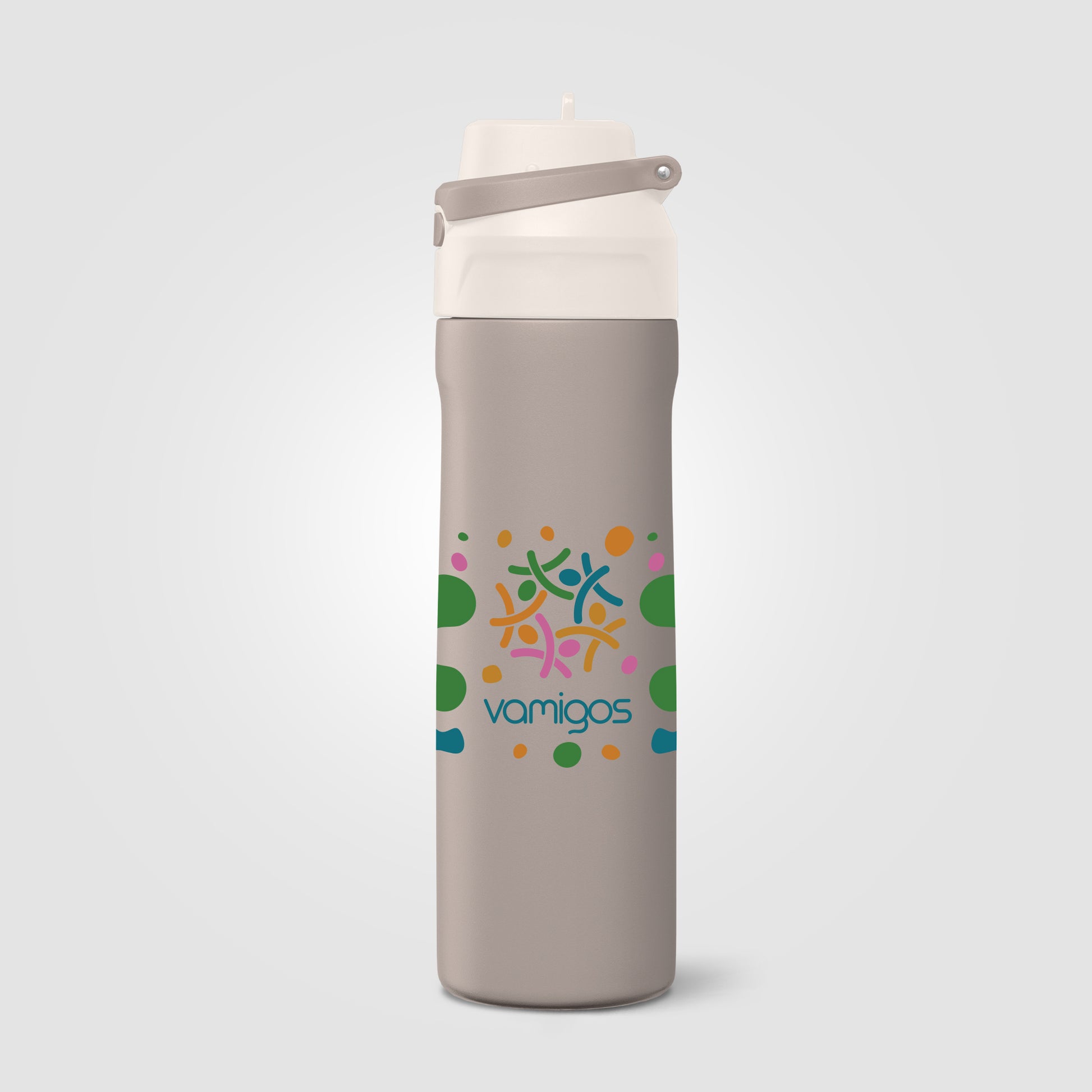 Lynk Recycled Stainless Steel Straw-Lid Leakproof Bottle - 23oz - ColorJet-2