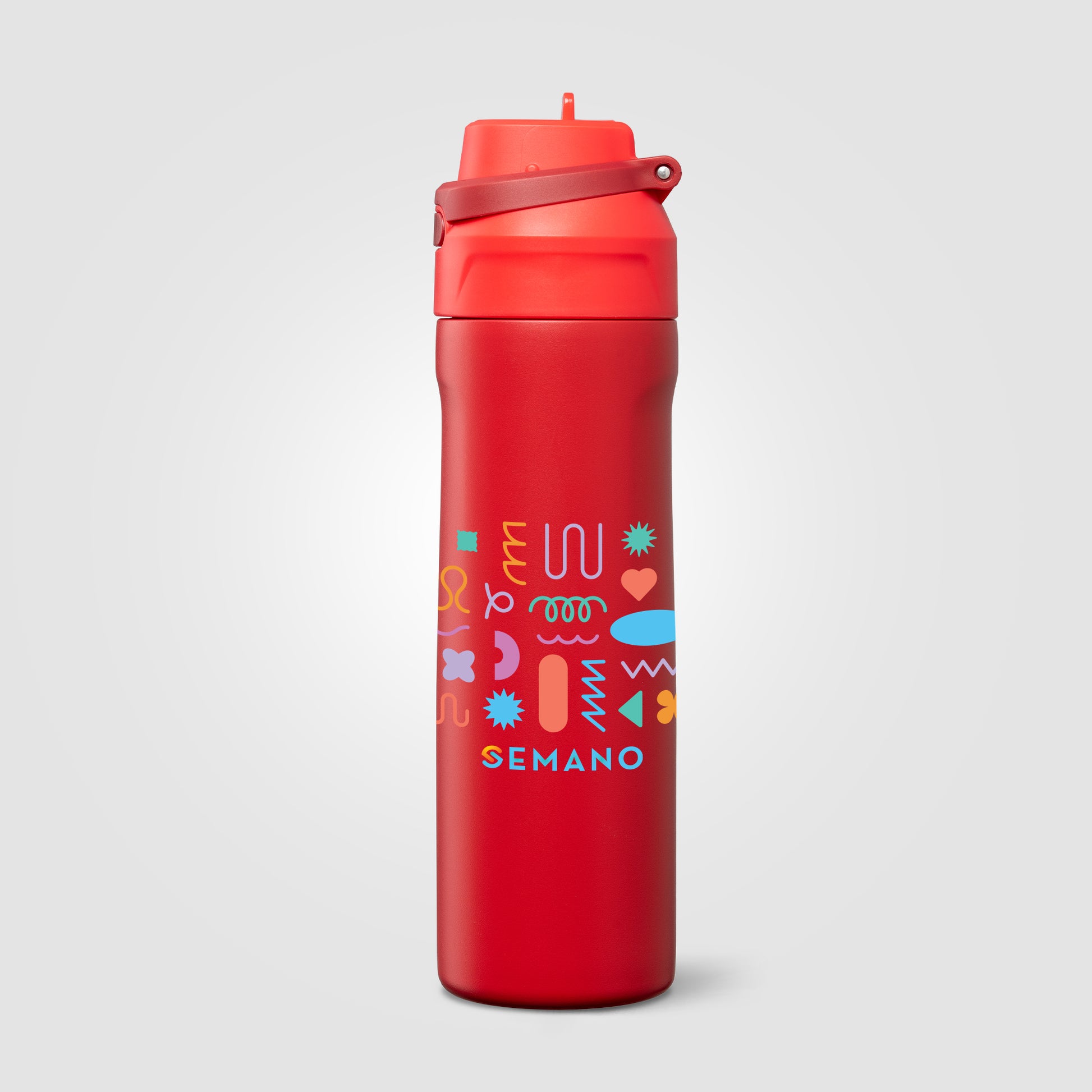 Lynk Recycled Stainless Steel Straw-Lid Leakproof Bottle - 23oz - ColorJet-4