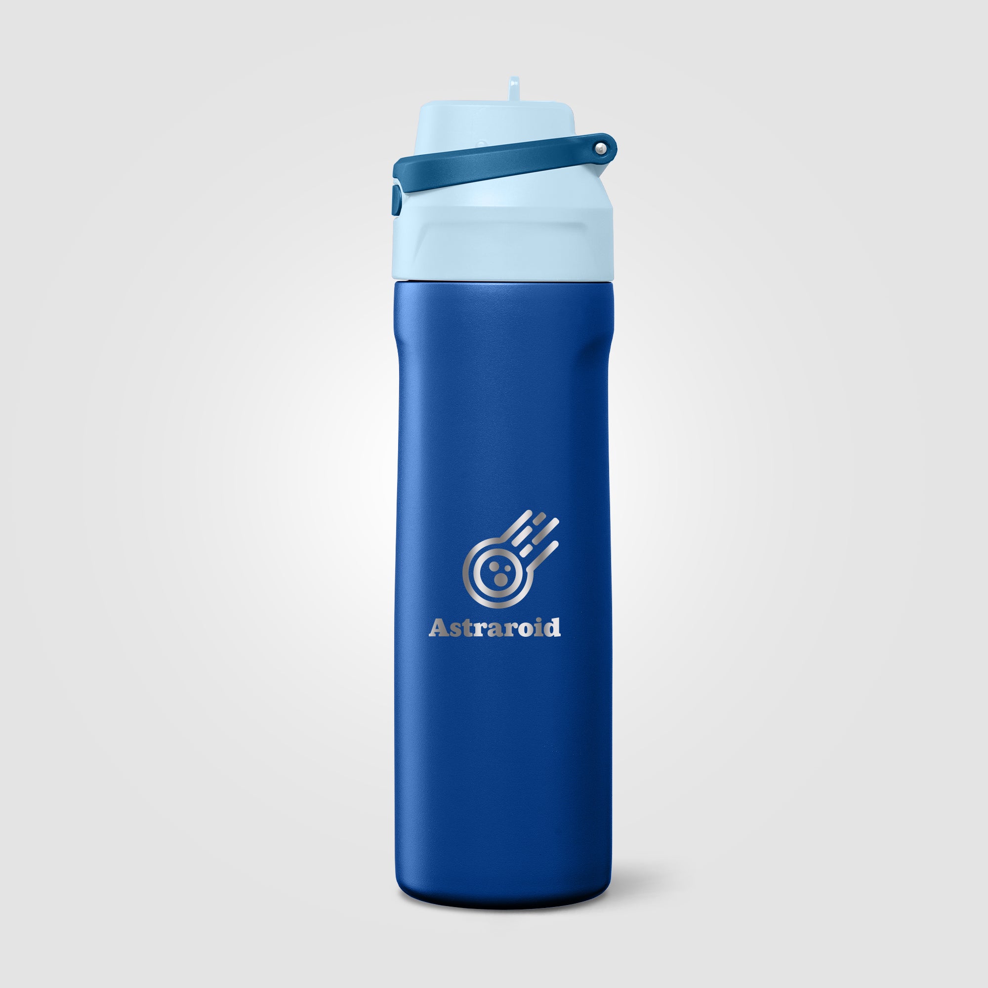 Lynk Recycled Stainless Steel Straw-Lid Leakproof Bottle - 23oz - Laser Engraved-zoom-3