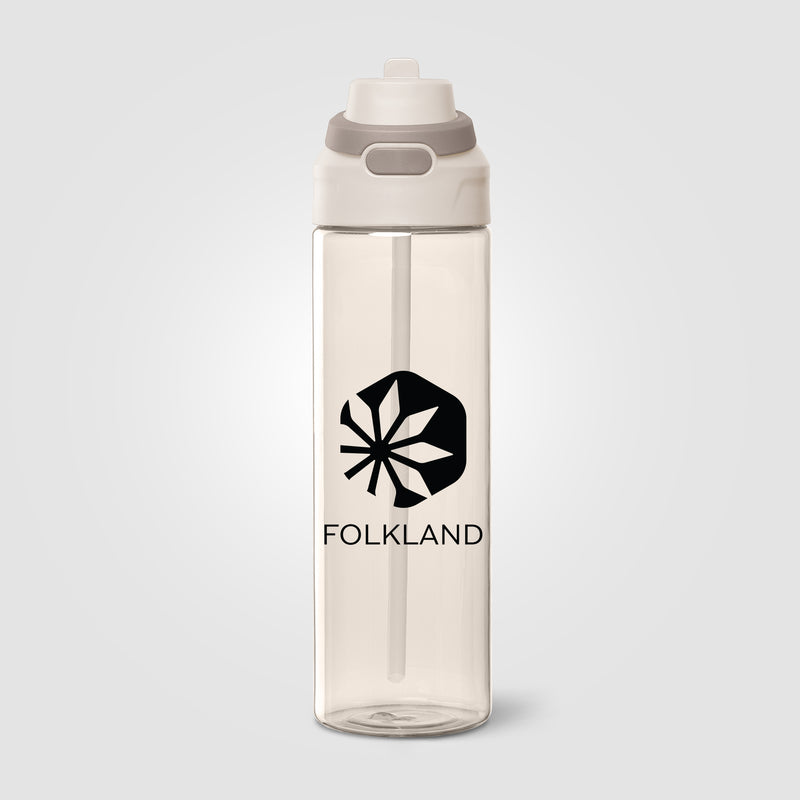 Lynk rPET Flip-Straw Single Wall Bottle - 28 oz.-zoom-