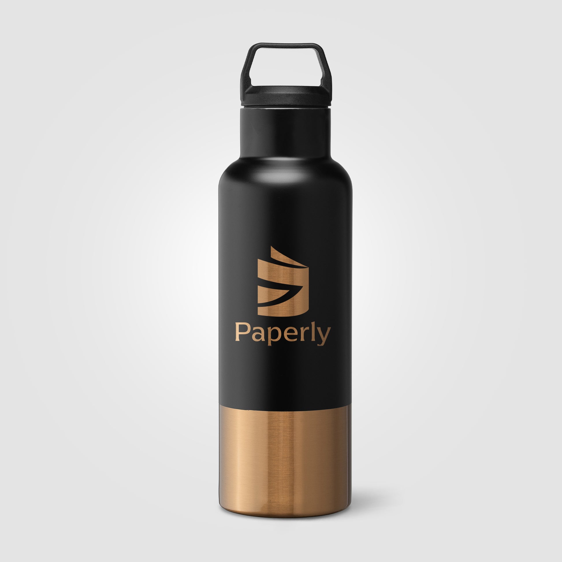 Image of the Auric Recycled Stainless Steel Vacuum Insulated Bottle - 22.5 oz. - Laser Engraved promotional product, SKU WKR-L.